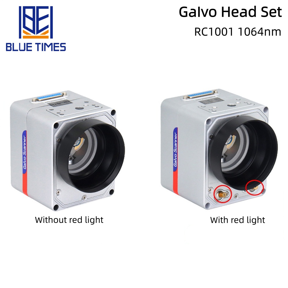 Galvo Scan Head - Bluetimes RC1001 Faserlaser-Scanning-Galvo-Kopfset 10,6 µm &