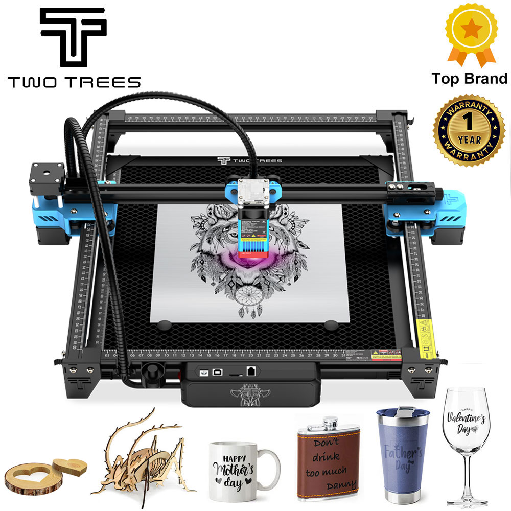 Industrial Laser Etching Machine - TwoTrees TTS-55 Pro Lasergravierer mit WLAN-Offline-Steuerung,