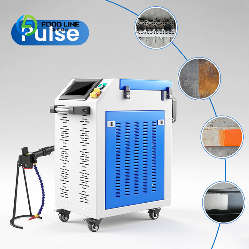 Industrial Laser Rust Remover - Kundenspezifische Laser-Reinigungsmaschine 100W Öl- und Rostentfernung