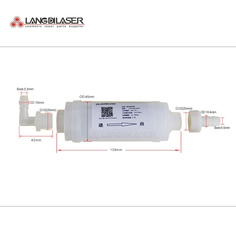 Diodenlaser-Wasserfiltersystem – Industrial Hair Laser Machine Bewertung und Preis
