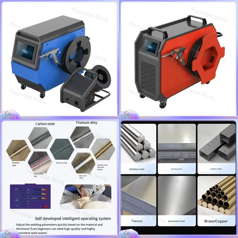 Vier-in-Eins Luftgekühlte Lase – Industrial Handheld Laser Welder Bewertung und Preis