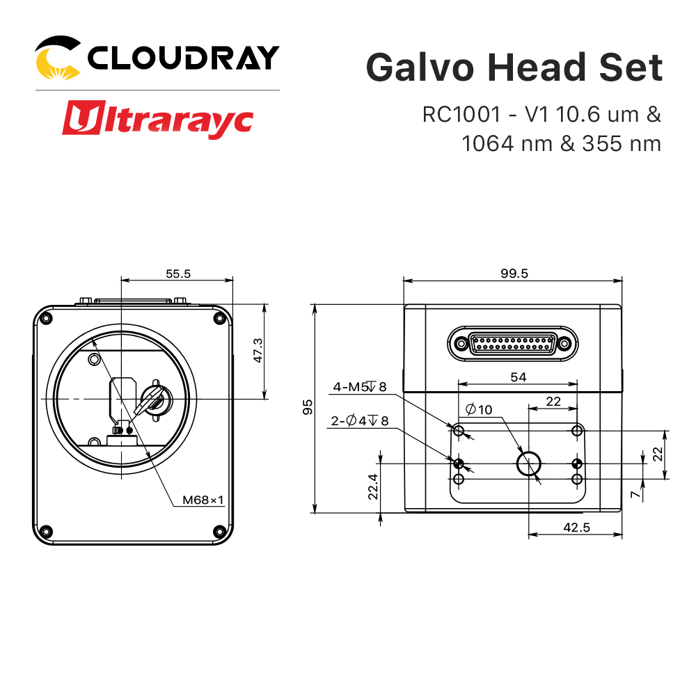 Ultrarayc RC1001-V1 Scan-Galvo – Galvo Scan Head Bewertung und Preis