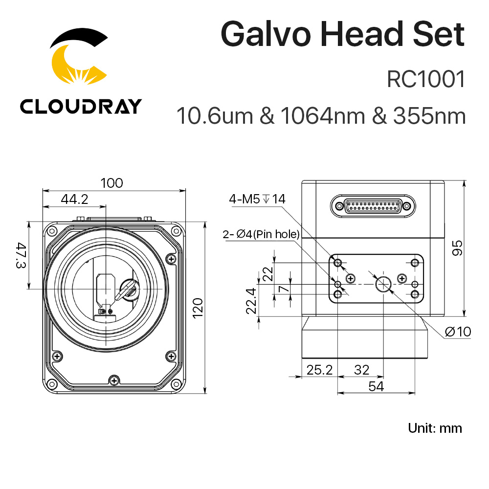 Cloudray RC1001 Faser Laser Sc – Galvo Scan Head Bewertung und Preis