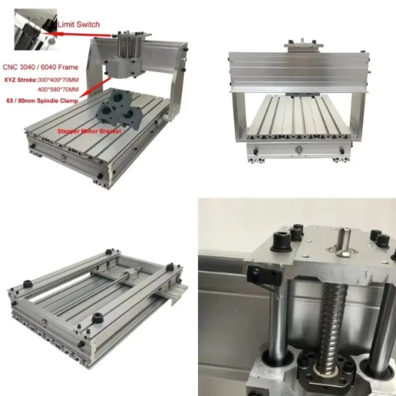 Aluminium CNC 3040 6040 Rahmen – Cnc Milling Machine Bewertung und Preis